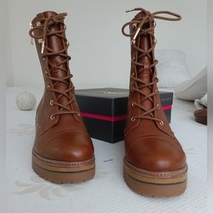 Michael Kors combat mid boots